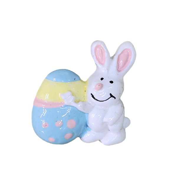 Vintage Bunny Rabbit and Easter Egg Pins - Picture 7 of 10